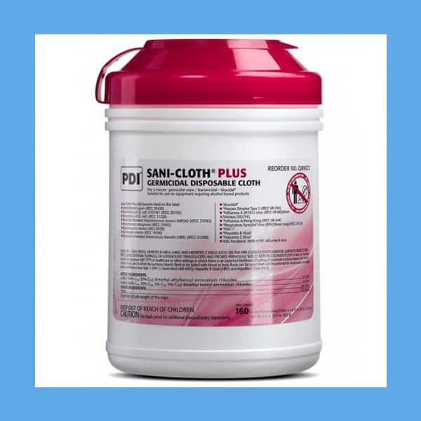 PDI Sani-Cloth disinfectant wipes from Infection Control & Sterilization.
